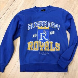 Blue Kansas City Royals Sweater Peaceful Collective Small